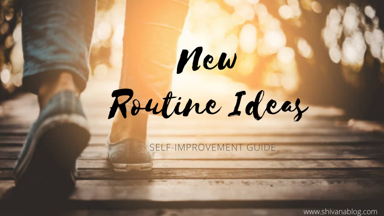 Try new routine If you want to . .