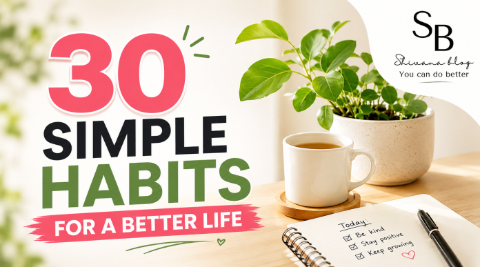 30 Simple Habits for a Better Life