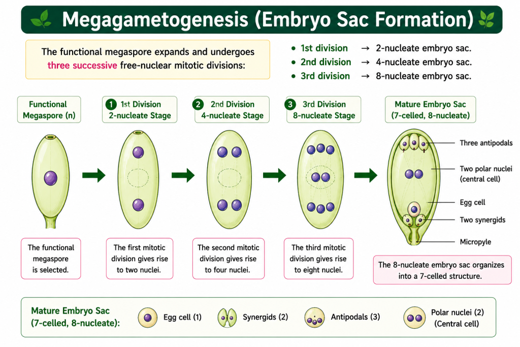 Sexual Reproduction in Flowering Plants Class 12 Biology Notes